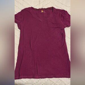 Carhartt Women's Short Sleeve Tee in Deep Purple